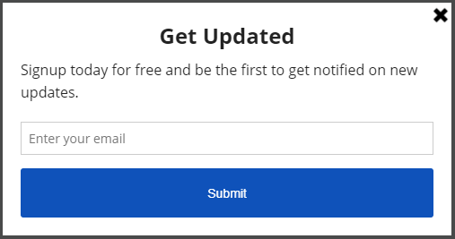 create opt-in form 