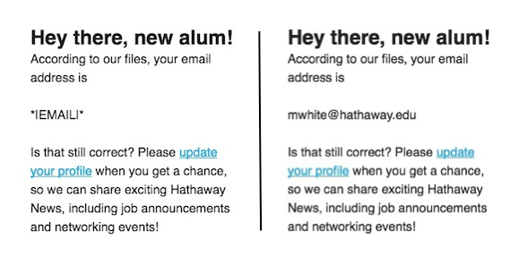 mailchimp merge tag - Email Marketing for eCommerce